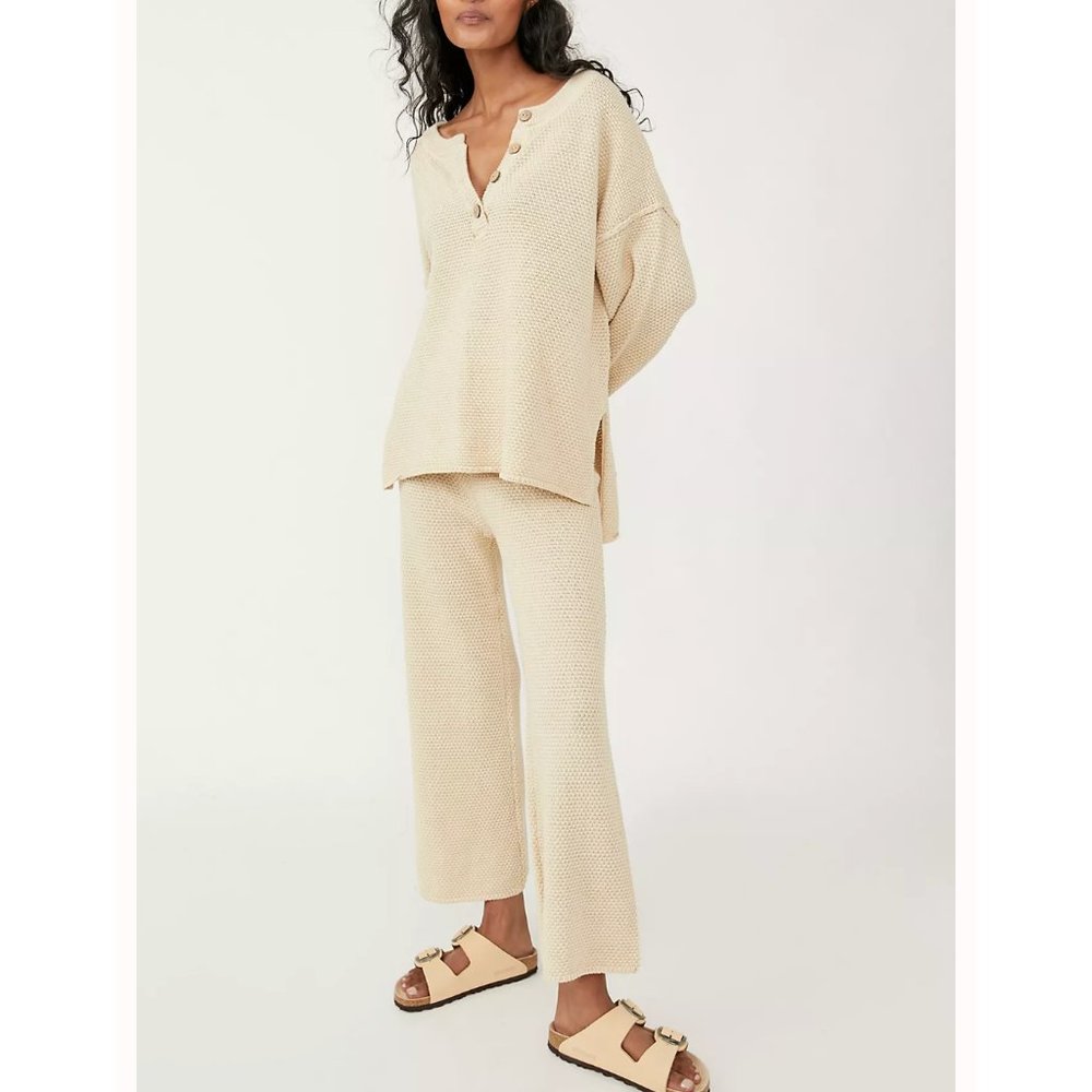 Free People Hailee Sweater Set - Au Lait - Picture 6 of 8
